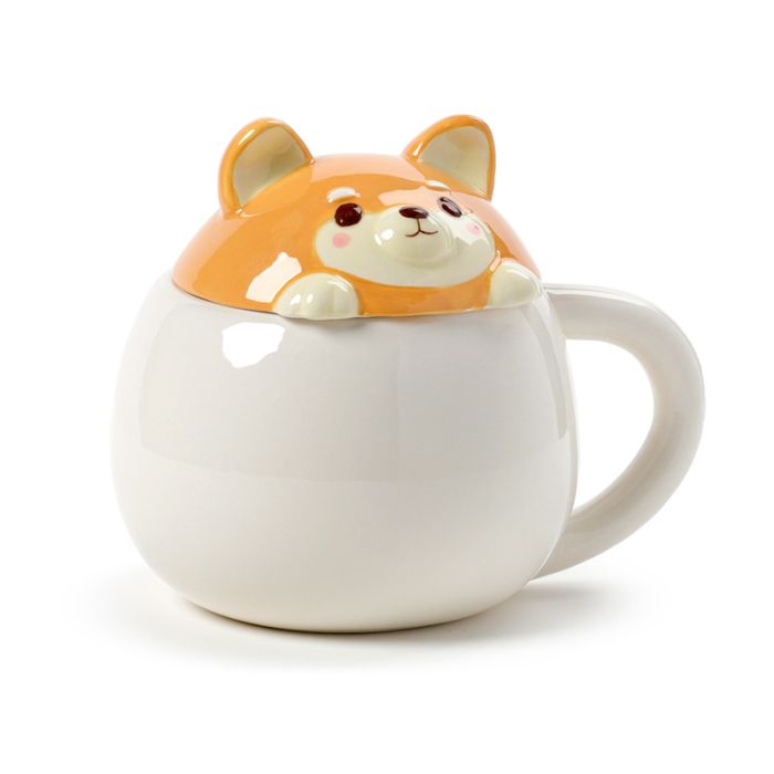 Mug avec Couvercle Adoramals - Shiba Inu Chien