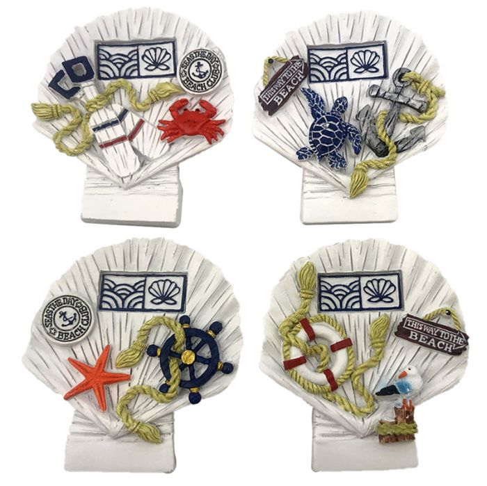 Aimant Souvenir Bord de Mer - Coquillage