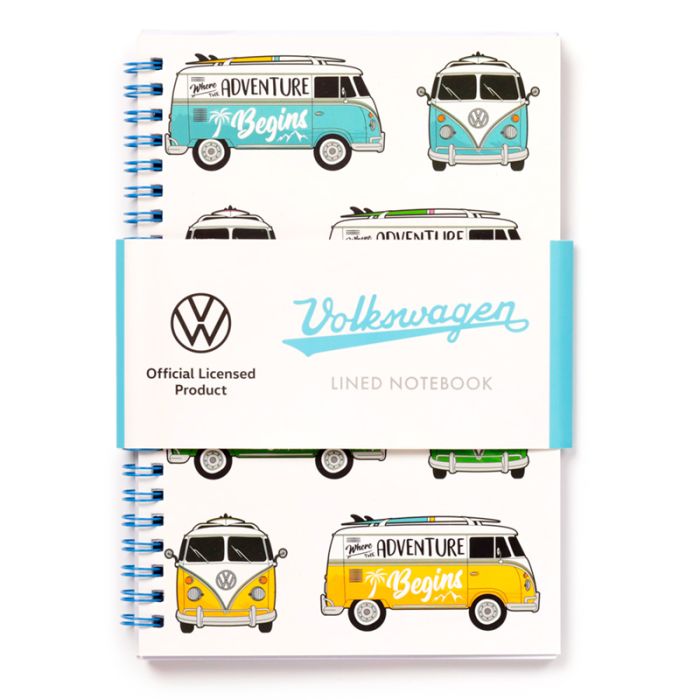 Bloc-notes à Reliure Spirale A5 Volkswagen - Van Bus Combi VW T1