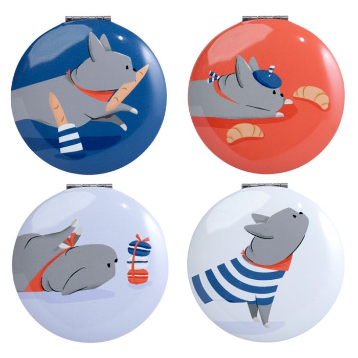 Miroir de Poche - Bertrand, le Bouledogue Français