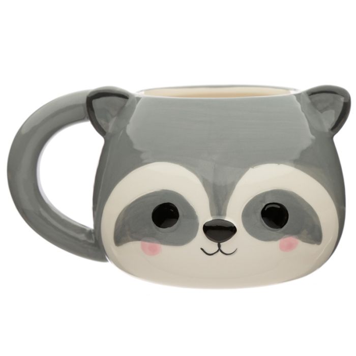 Mug en Céramique Adoramals - Tête de Raton Laveur