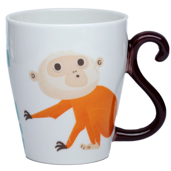 Mug à Anse Décorée Zooniverse - Queue de Singe