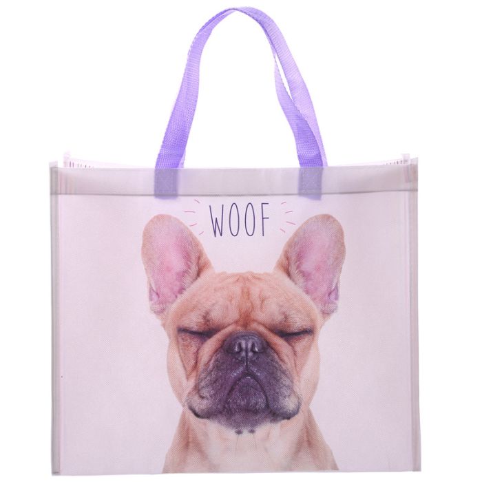 Sac de Courses - Bouledogue Français WOOF