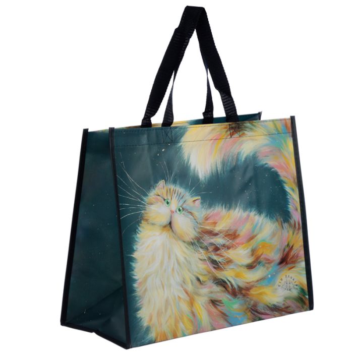 Sac de courses Kim Haskins - Chat Arc-en-Ciel