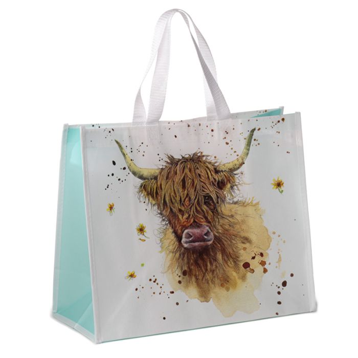 Sac de Courses Jan Pashley Highland Coo - Vache Animal de la Ferme
