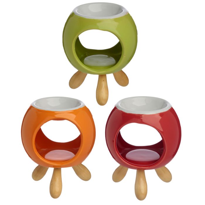 Brûleur à Huile - Arrondi à Pieds