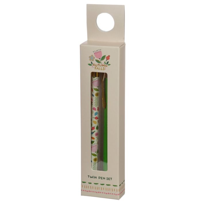 Lot de 2 Stylos Pick of the Bunch Autumn Falls - Fleurs d'Automne
