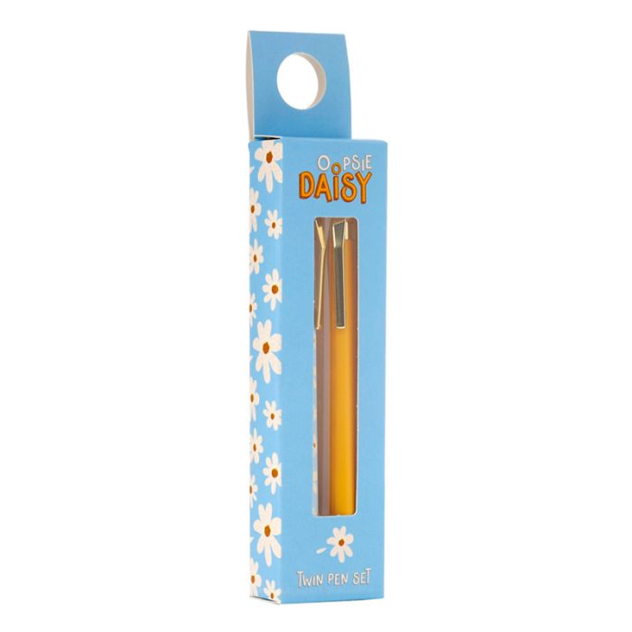 Lot de 2 Stylos Oopsie Daisy - Fleurs Marguerites