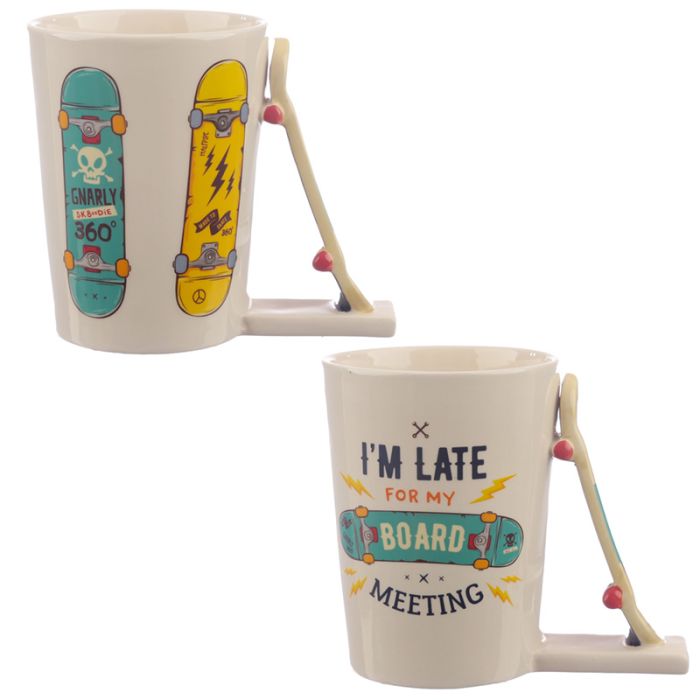 Mug à Anse Décorée - Skateboard