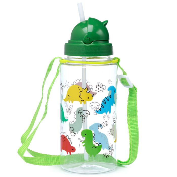 Bouteille (Gourde) Enfant 450ml en Plastique Renforcée Dinosauria Jr - Dinosaure
