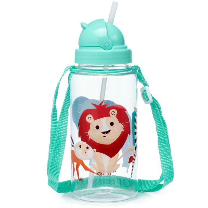 Bouteille (Gourde) Enfant 450ml en Plastique Renforcée Zooniverse - Animaux