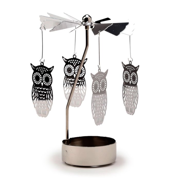 Bougeoir Carrouse Hibou