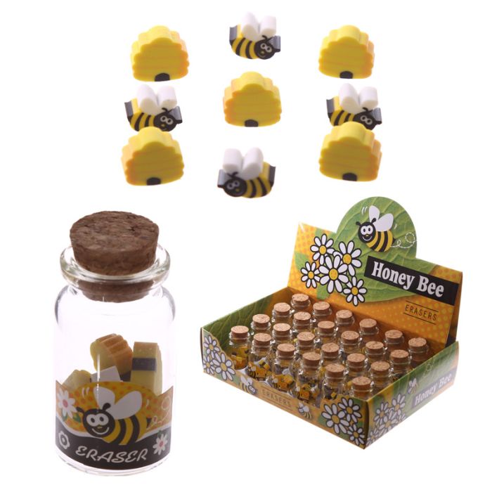 Pot de mini gommes - Abeilles