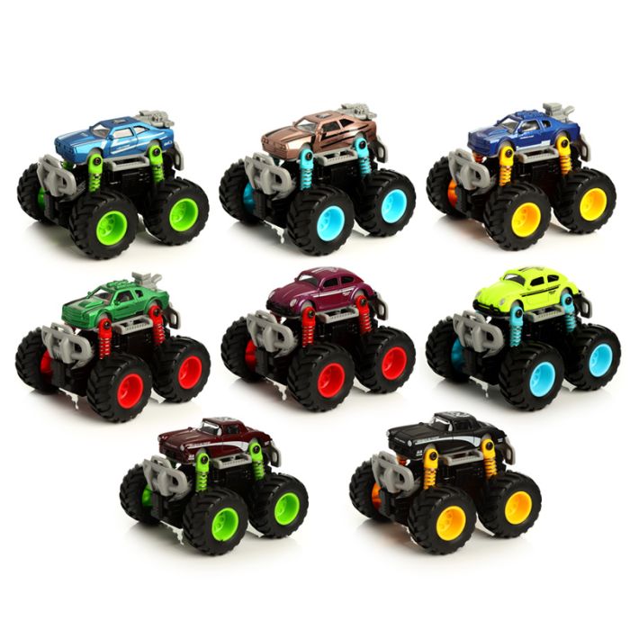 Jouet à Mécanisme de Friction Métal Diecast - Camion Monster Trucks