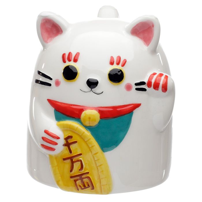 Mug Retournable Tête en Bas Maneki Neko - Chat Porte-bonheur