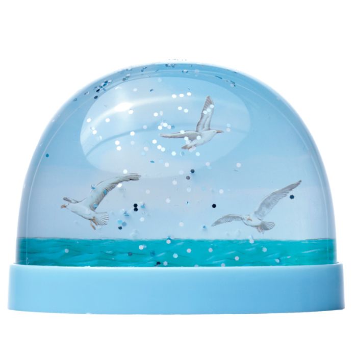 Boule à Neige ou à Eau - Mouette et bouée (Grande)