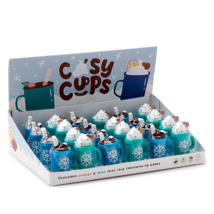 Baume à Lèvres Noël Cosy - Mug de Chocolat Chaud