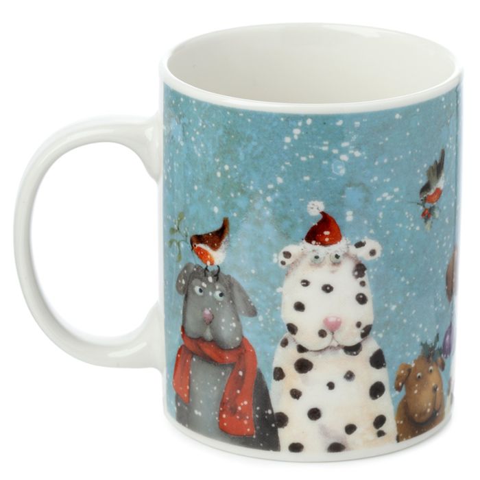 Mug en Porcelaine Jan Pashley - Chiens en Hiver