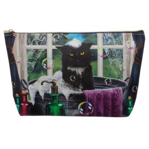Trousse de Toilette PVC Lisa Parker - Chat l'Heure du Bain (Grande) Trousse de Toilette PVC Lisa Parker - Chat l'Heure du Bain (Grande)
