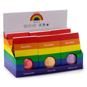 Boule de Bain avec Emballage Cadeau Somewhere Rainbow - arc en ciel Boule de Bain avec Emballage Cadeau Somewhere Rainbow - arc en ciel