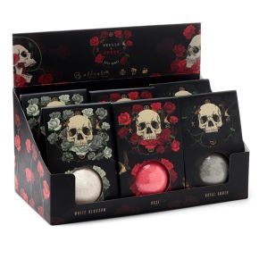 Boule de Bain avec Emballage Cadeau Skulls and Roses - Crâne Boule de Bain avec Emballage Cadeau Skulls and Roses - Crâne