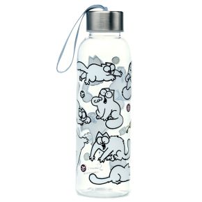 Bouteille (Gourde) 500ml en Plastique Renforcé SK Ecozen avec Bouchon Métallique Simon's Cat 2021 - Chat Bouteille (Gourde) 500ml en Plastique Renforcé SK Ecozen avec Bouchon Métallique Simon's Cat 2021 - Chat