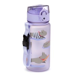 Bouteille (Gourde) Enfant 350ml en Plastique Renforcé avec Couvercle à Bouton-poussoir - Bertrand le Bouledogue Français Bouteille (Gourde) Enfant 350ml en Plastique Renforcé avec Couvercle à Bouton-poussoir - Bertrand le Bouledogue Français