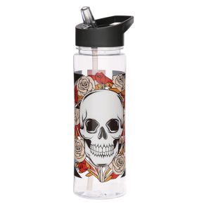 Bouteille d'Eau (Gourde) 550ml Union Jack Skulls and Roses - Crâne Bouteille d'Eau (Gourde) 550ml Union Jack Skulls and Roses - Crâne