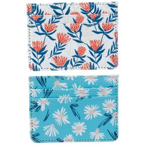 Porte-cartes Etui de Protection RFID pour Cartes Bancaires Pick of the Bunch - Fleurs Margerites & Protéas Porte-cartes Etui de Protection RFID pour Cartes Bancaires Pick of the Bunch - Fleurs Margerites & Protéas