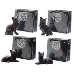 Mini Sac Cadeau - Figurine Chat Noir Porte Bonheur Mini Sac Cadeau - Figurine Chat Noir Porte Bonheur