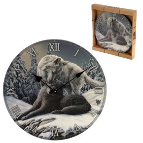 Horloge Lisa Parker - Imprimé Loups Horloge Lisa Parker - Imprimé Loups