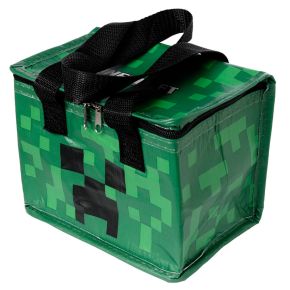 Sac Repas Isotherme en Plastique Recyclé rPET Minecraft - Creeper Sac Repas Isotherme en Plastique Recyclé rPET Minecraft - Creeper