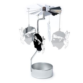 Manège à bougie avec tête de Maure Manège à bougie avec tête de Maure