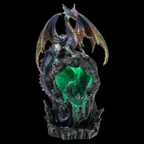 Brûleur d'Encens Refoulement Reflux Backflow LED Dragon de Glace Dark Legends Brûleur d'Encens Refoulement Reflux Backflow LED Dragon de Glace Dark Legends