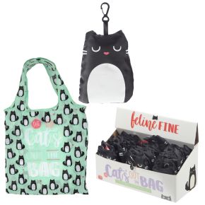 Sac Shopping Pliable - Chats Sac Shopping Pliable - Chats