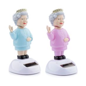 Figurine Solaire - Reine Elizabeth Figurine Solaire - Reine Elizabeth