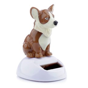 Figurine Solaire - Chien Corgi Figurine Solaire - Chien Corgi