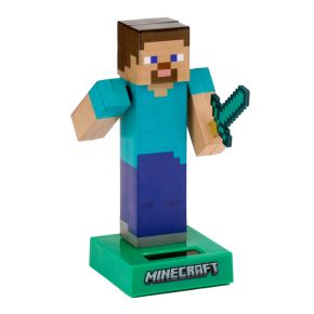 Figurine Solaire - Minecraft Steve Figurine Solaire - Minecraft Steve
