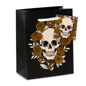 Sac Câdeau Métallique Skulls & Roses - Crânes (Petit) Sac Câdeau Métallique Skulls & Roses - Crânes (Petit)