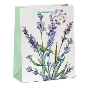 Sac Cadeau Pick of the Bunch - Fleurs Lavande (Grand) Sac Cadeau Pick of the Bunch - Fleurs Lavande (Grand)