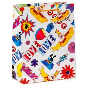 Sac Cadeau The Beatles Yellow Submarine - Sous-marin Jaune LOVE (Grand) Sac Cadeau The Beatles Yellow Submarine - Sous-marin Jaune LOVE (Grand)