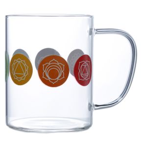 Mug en Verre Chakra - Sept Chakras Mug en Verre Chakra - Sept Chakras