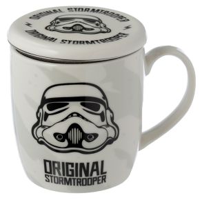 Mug Porcelaine avec Infuseur et Couvercle The Original Stormtrooper - Strormtrooper Blanc Mug Porcelaine avec Infuseur et Couvercle The Original Stormtrooper - Strormtrooper Blanc