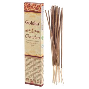 Bâtons d'Encens Goloka Premium - Chandan Bois de Santal Bâtons d'Encens Goloka Premium - Chandan Bois de Santal