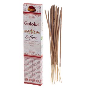 Bâtons d'Encens Goloka Premium - Safran Bâtons d'Encens Goloka Premium - Safran