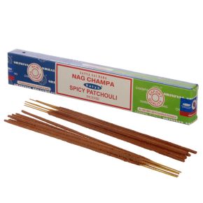 Bâtons d'Encens Satya Nag Champa & Patchouli Epicé 01335 Bâtons d'Encens Satya Nag Champa & Patchouli Epicé 01335