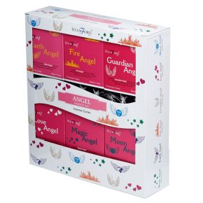 Variété de Cônes d'Encens Ensemble de 12 Paquets Stamford - Ange 37358 Variété de Cônes d'Encens Ensemble de 12 Paquets Stamford - Ange 37358