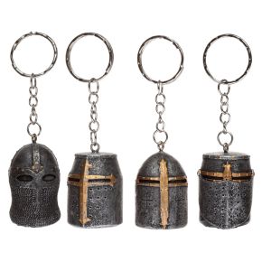 Porte-clés - Casque de Chevalier Mediéval Porte-clés - Casque de Chevalier Mediéval
