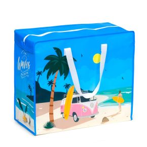 Panier à Linge ou Sac de Rangement Volkswagen - Van Bus Combi VW T1 The Waves are Calling Panier à Linge ou Sac de Rangement Volkswagen - Van Bus Combi VW T1 The Waves are Calling