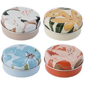 Baume à Lèvres dans Boîte en Etain Florens Botanical - Fleurs Baume à Lèvres dans Boîte en Etain Florens Botanical - Fleurs